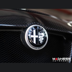 Alfa Romeo Emblem Covers - Front + Back Set - V1 - 74mm